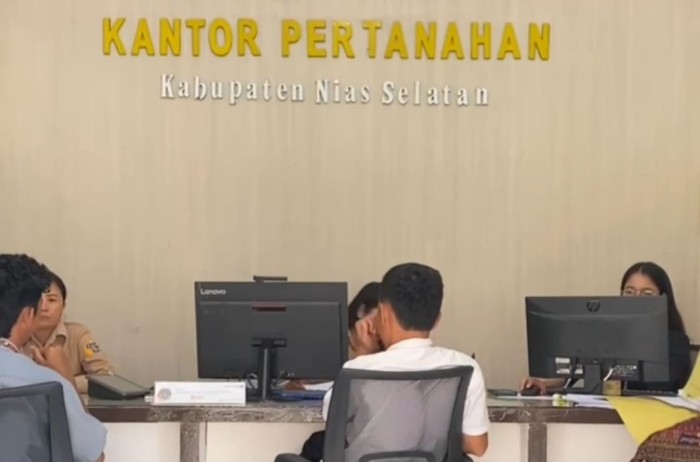 Ngurus Sertipikat Tanah di Kantor Pertanahan Nias Selatan Tidak Ribet