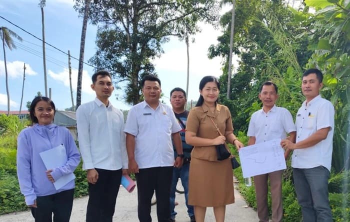 Kantah Nias Selatan Turun Lapangan Periksa Aset Tanah Pemkab