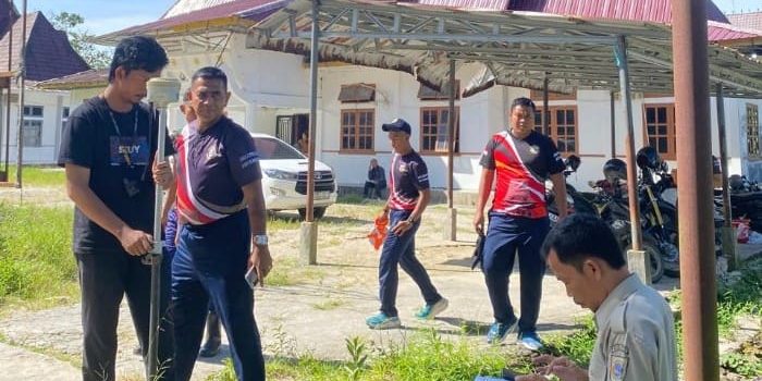 Kantah Nias Selatan Ukur dan Tata Batas Tanah Rumah Dinas TNI AL