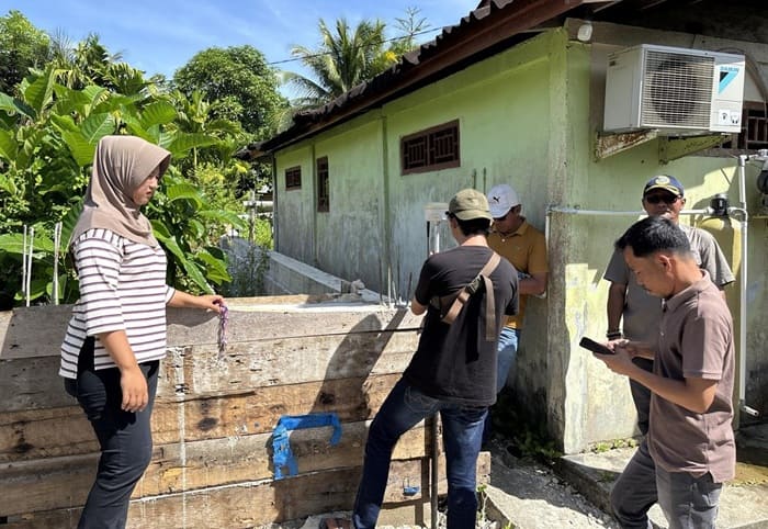 Petugas Kantah Nias Selatan Cek Langsung Batas Tanah Warga