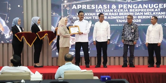 31 Satker ATRBPN Raih Penghargaan WTAB 2026, Denpasar Sabet Predikat WBBM