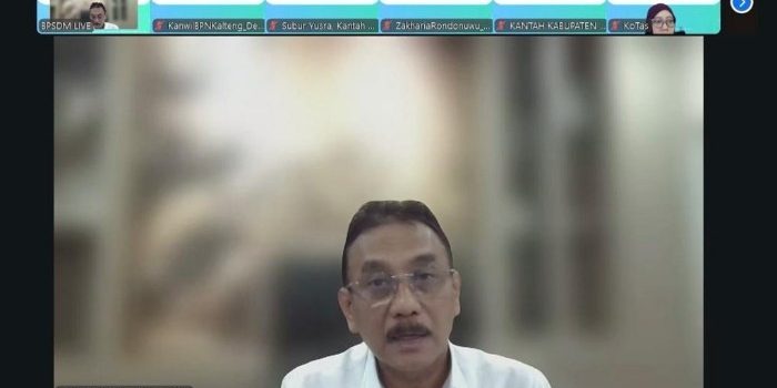 Webinar Nasional Pengadaan Barang/Jasa, Sekjen ATR/BPN: Prinsip Utamanya Transparansi