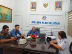 Kantah Nias Selatan Bahas Peluang Kerja Sama dengan BRI Teluk Dalam