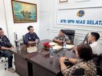 Kepala Kantah Nias Selatan dan Bank Mandiri Gunungsitoli Bertemu, Ini yang Dibahas