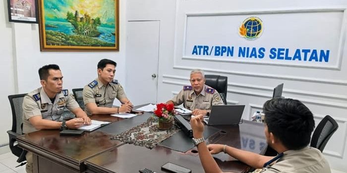 Kepala Kantah Nias Selatan Evaluasi Capaian Kerja, Minta Pegawai Makin Akuntabel