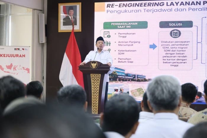Nusron Buka Pelatihan Integritas Bersama KPK: ASN Harus Mudahkan Rakyat