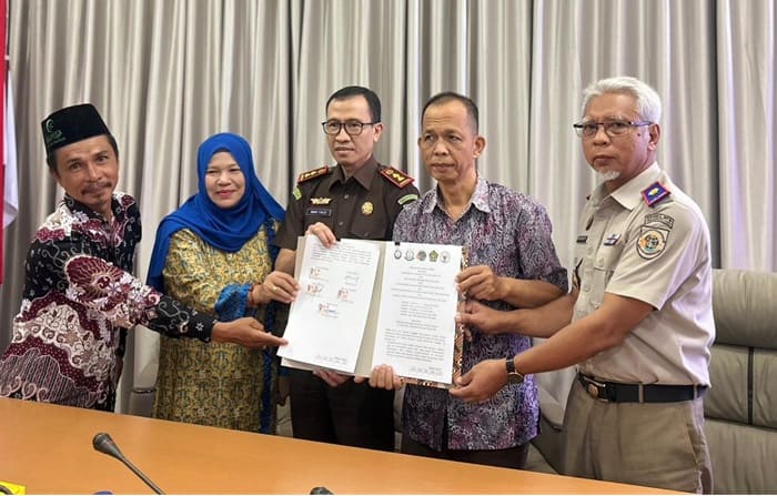 Percepat Sertifikasi Tanah Wakaf, Kantah Nias Selatan Gandeng Kejari dan Kemenag