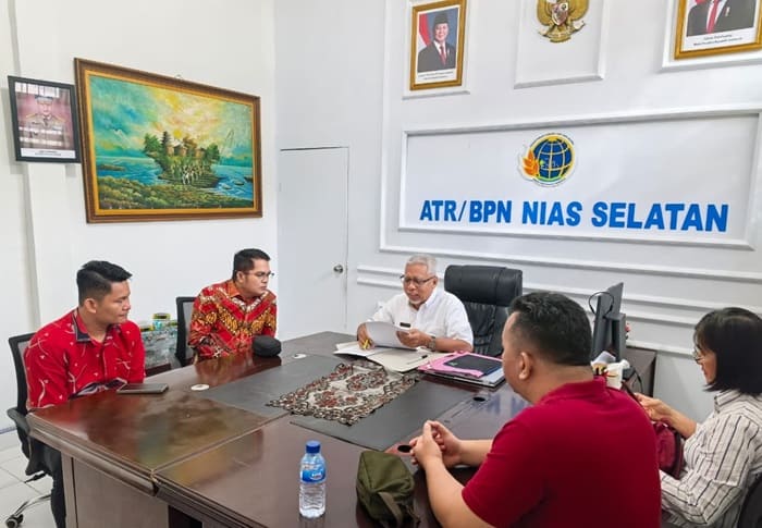 Sinergi Kantah dan DPRD Nias Selatan Demi Layanan Pertanahan Efektif