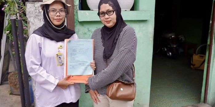 Bayar SPS Sabtu, Selasa Sudah Diukur, Warga Rasakan Mudahnya Layanan Pertanahan Terjadwal