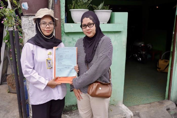 layanan terjadwal Bayar SPS Sabtu, Selasa Sudah Diukur, Warga Rasakan Mudahnya Layanan Pertanahan Terjadwal