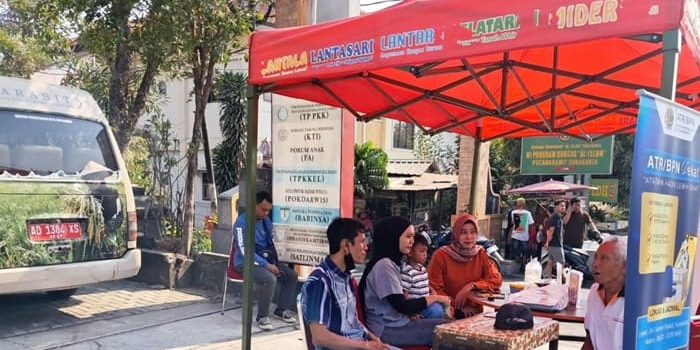 ATRBPN Jemput Bola Lewat Mobil Keliling, Warga Sangat Membantu