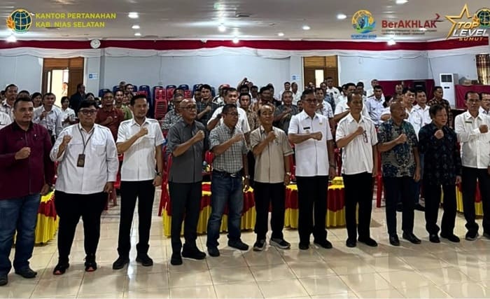 Bupati dan Kantah Nias Selatan Matangkan Ranperda LP2B demi Ketahanan Pangan