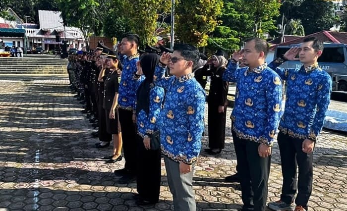Kantah Nias Selatan Ikuti Upacara Peringatan Kesaktian Pancasila, Supratman Tegaskan Semangat Ini