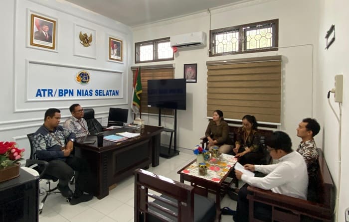 Kantah Nias Selatan Ketat Berkas Pertanahan, Minta Pegawai Makin Tertib