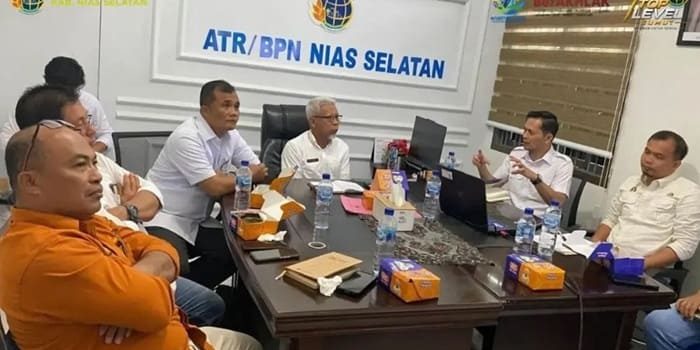 Kantah Nias Selatan Sinkronkan Data Lahan Baku Sawah