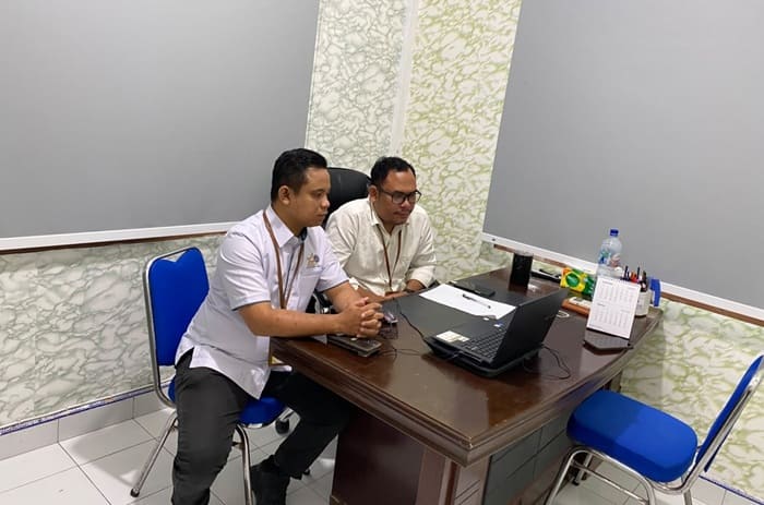 Tingkatkan Pelayanan, Kantah Nias Selatan Ikuti Evaluasi Kinerja Kanwil Sumut